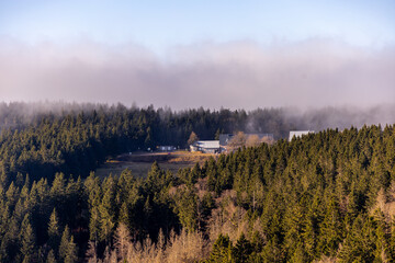 Winterwanderung im Th&uuml;ringer Wald auf den h&ouml;chsten Punkt am Rennsteig den Schneekopf - Th&uuml;ringen - Deutschland