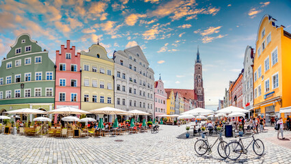 Altstadt, Landshut, Deutschland 