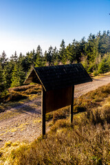 Winterwanderung im Th&uuml;ringer Wald auf den h&ouml;chsten Punkt am Rennsteig den Schneekopf - Th&uuml;ringen - Deutschland