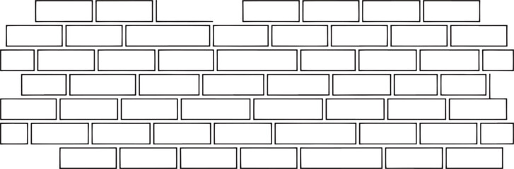 Minimal Brick Wall Design Vector Set &ndash; Abstract Brick Patterns, Brick Wall Elements for Modern Design, Digital Art, and Creative Projects