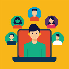 social network concept