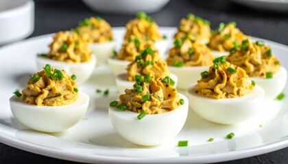 Gef&uuml;llte Mini-Eier mit Kr&auml;utercreme