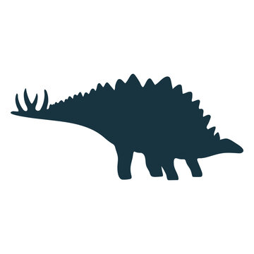 Stegosaurus dinosaur silhouette