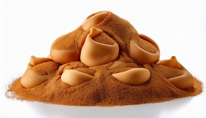 Pile Of Butts Isolated On White Background