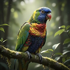 Obraz premium blue and yellow macaw