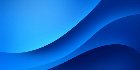 An abstract blue wave background featuring a digital flow of light curves and vector lines creates a smooth motion pattern with a gradient texture for a modern business wallpaper design