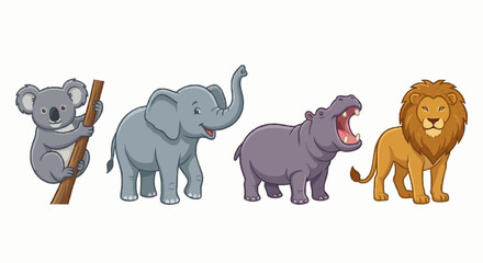 elephants in the zoo