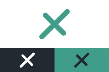 Obraz premium letter X creative logo design vector