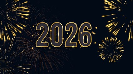 Gold and Black Modern New Year&rsquo;s Party Celebration Presentation - 2