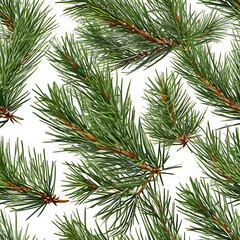 Decorated Christmas tree with glowing lights and ornaments