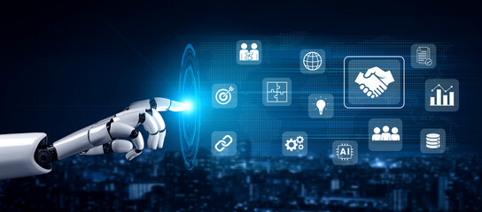 Artificial intelligence strengthens partnership business strategy and collaboration to enhance...