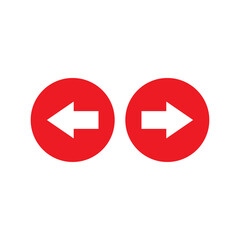 Right Left Arrow Icon &ndash; Horizontal Two Way Direction Symbol