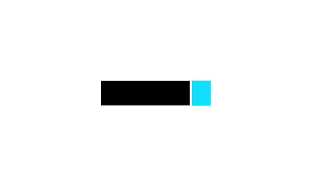 Minimalist lower third animation. Suitable for content information or broadcasting. Video animation in 4k quality, There is space for logo placement