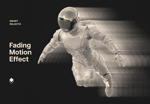 Fading Motion Photo Effect Mockup