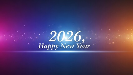 New Year 2026 celebration background
