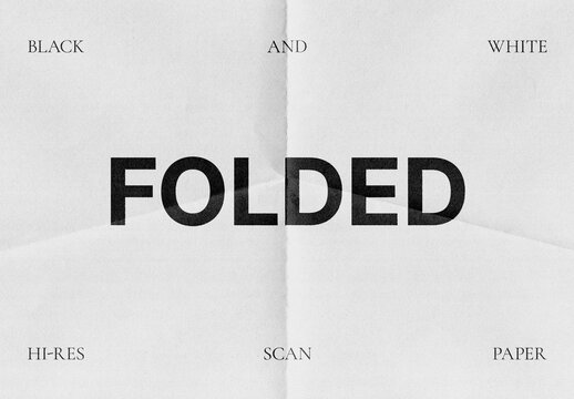 White Folded Paper Textures