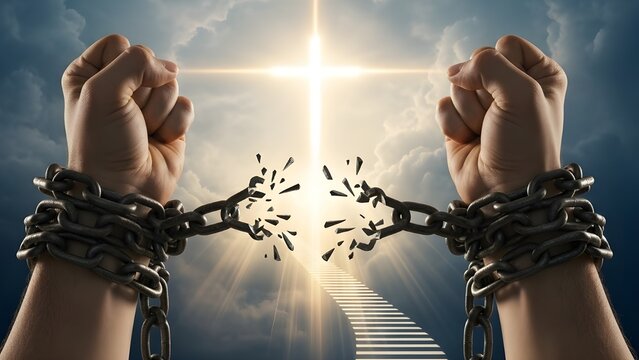 Breaking free from bondage towards divine light and liberation