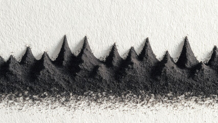 Obraz premium Black Sand Peaks