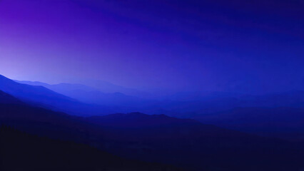 Fototapeta premium Blue Mountain Landscape