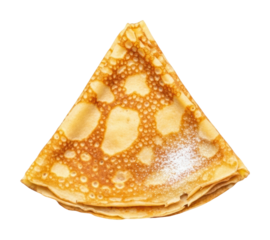 Delicious crepe preparation kitchen food cozy atmosphere isolated on transparent background