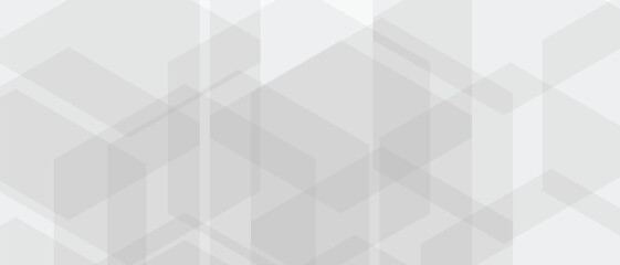 White and gray with black  abstract vector long minimal banner Vector abstract graphic geometric Pattern design background template.