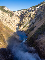 Shadows and Light in the Grand Canyon of the Yellowstone