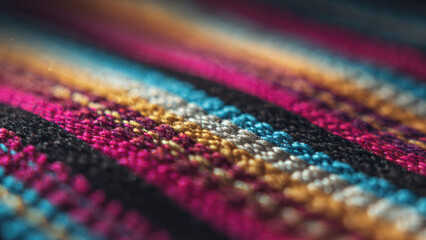 Fototapeta premium Colorful Striped Textile Texture
