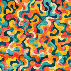 Geometric modern Pattern with texture and trending colors in high resolution	