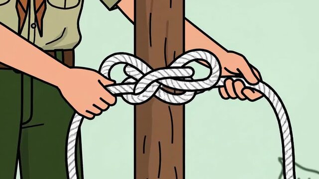 Illustrated Guide: Mastering the Art of Rope Knots and Techniques for Outdoor Survival