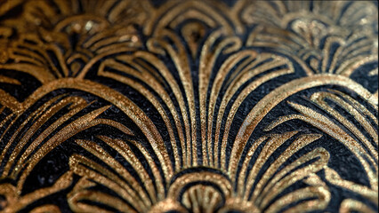 Gold Art Deco Design