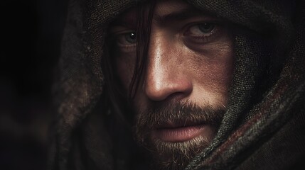Jesus of Nazareth with crown of thorns