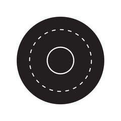 Crosshair glyph icon.