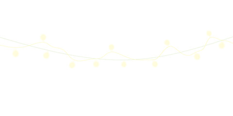 Radiant Golden Orbs Draped in a Playful Wave Across a Dark Night