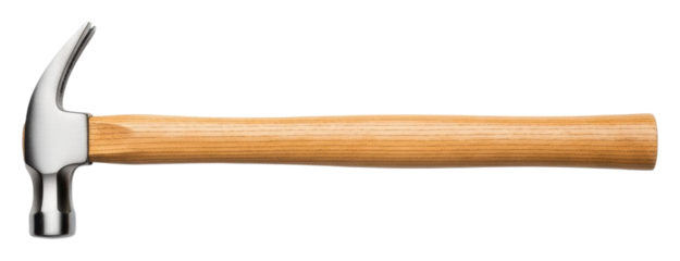 Hammer action for diy projects home workshop tool isolated on transparent background