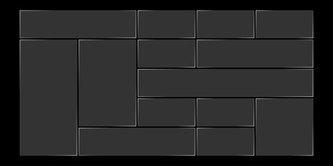 Futuristic transparent glass frames for website landing page. Digital banners UI templates design
