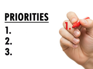 Listing and prioritizing tasks