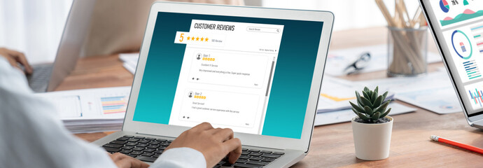 Customer experience and review analysis by brisk computer software for corporate business