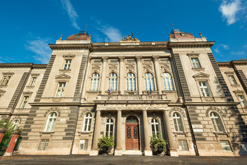 Main building and rector office of Pavol Jozef Safarik University in Kosice, Eastern Slovakia
