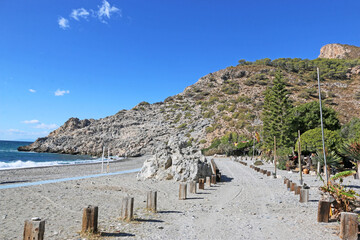 Cantarrijan beach in Andalucia, spain