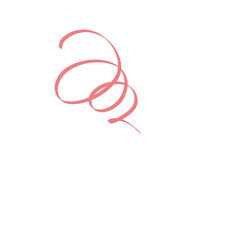 Pink Swirl Doodle art
