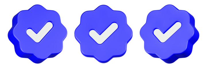checklist icon 3d render blue gear button