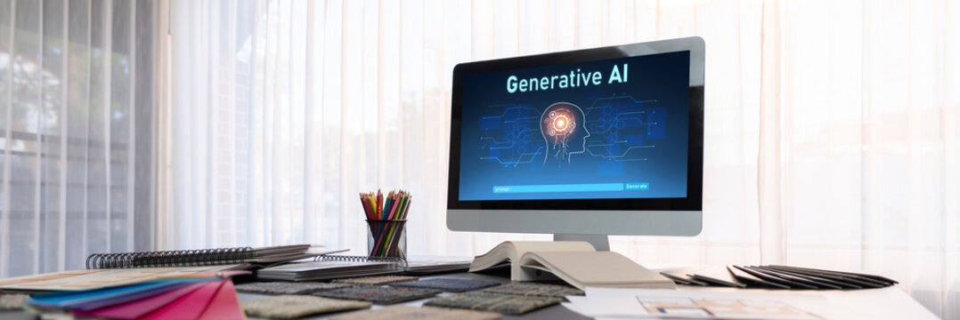 Generative AI virtual assistant tools for prompt engineer and user for ease of engage artificial intelligence AI technology help people to work with generative AI functions by prompting the AI brisk - Powered by Adobe