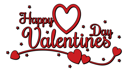 Happy Valentine’s Day celebration, romantic heart design, red love background, festive typography, holiday greeting card, decorative vector illustration for couples