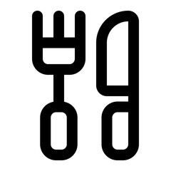 restaurant icon for illustration