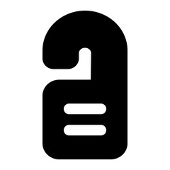 door hanger icon for illustration