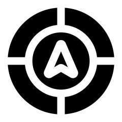 navigation icon for illustration