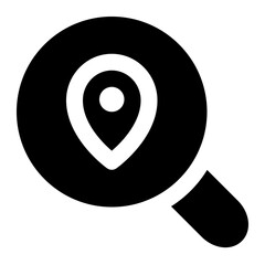 search location icon for illustration