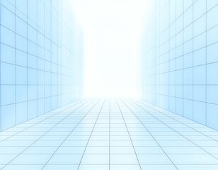 クリーンな余白とグリッドラインが特徴のシンプル背景素材