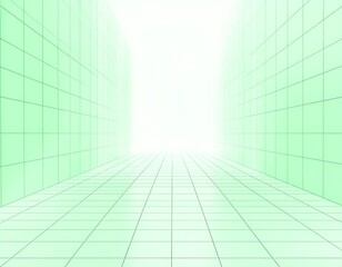 クリーンな余白とグリッドラインが特徴のシンプル背景素材