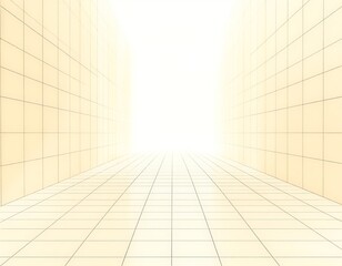 クリーンな余白とグリッドラインが特徴のシンプル背景素材